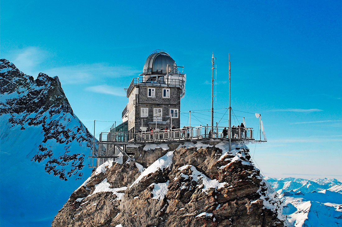 JUNGFRAUJOCH MOUNTAIN SWITZERLAND-TOP OF EUROPE